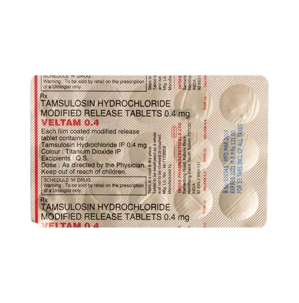 Veltam 0.4 Tablet MR - 1 Strip