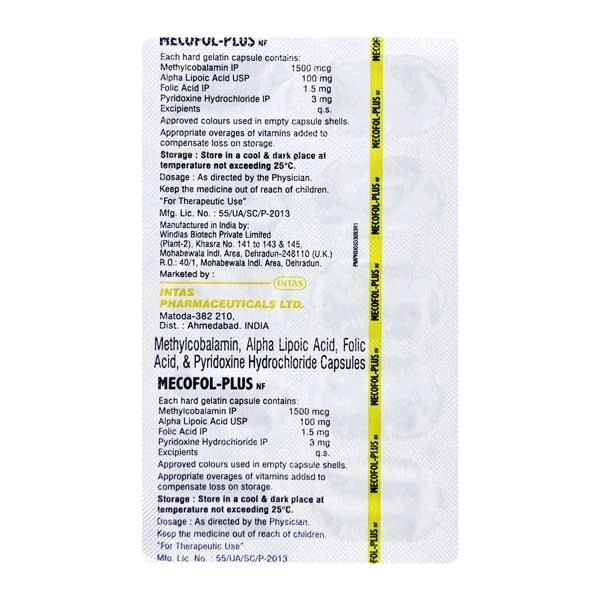 Mecofol-Plus NF Capsule - 1 Strip