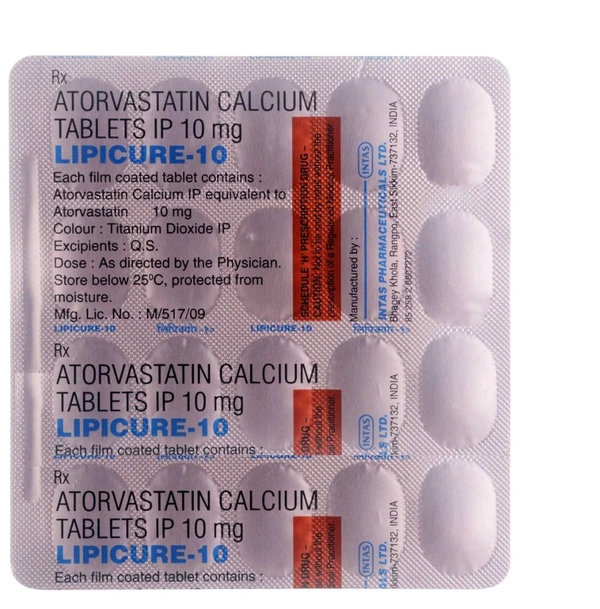 Lipicure 10 Tablet - 1 Strip