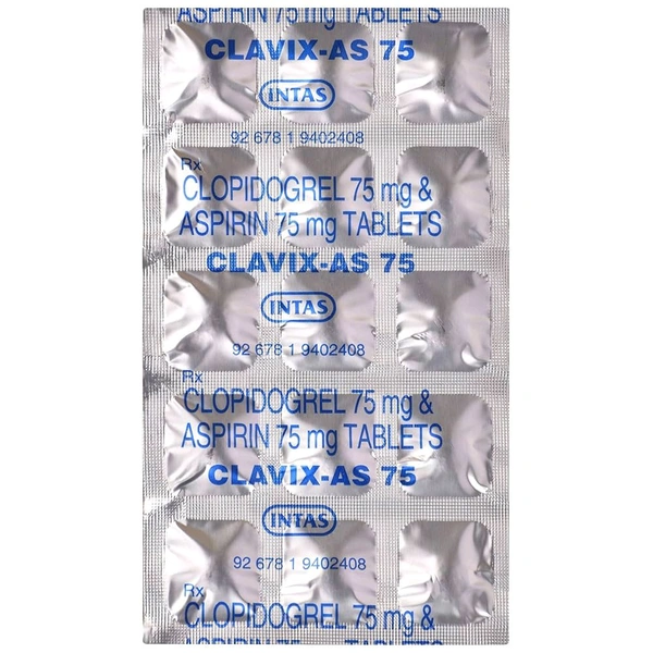 Clavix-AS 75 Tablet - 1 Strip