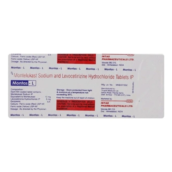 Montas-L Tablet - 1 Strip