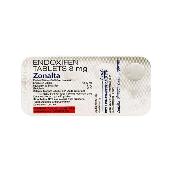 Zonalta 8mg Tablet - 1 Strip