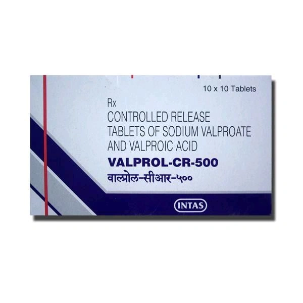 Valprol  CR 500 Tablet - 1 Strip