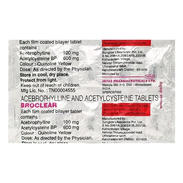 Broclear Tablet - 1 Strip