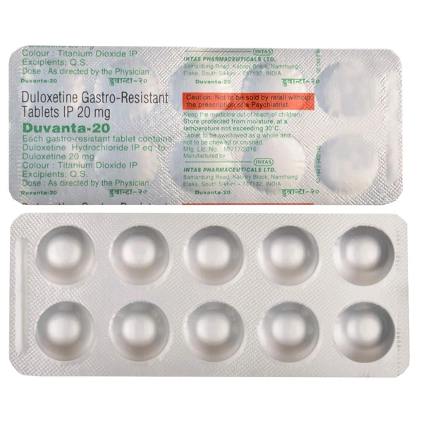 Duvanta 20 Tablet - 1 Strip