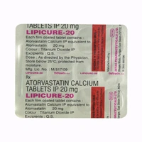 Lipicure 20 Tablet - 1 Strip