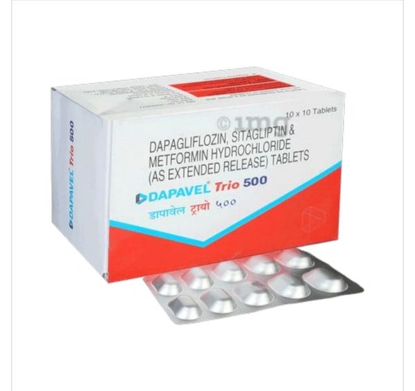 Dapavel Trio 500 Tablet - 1 Strip