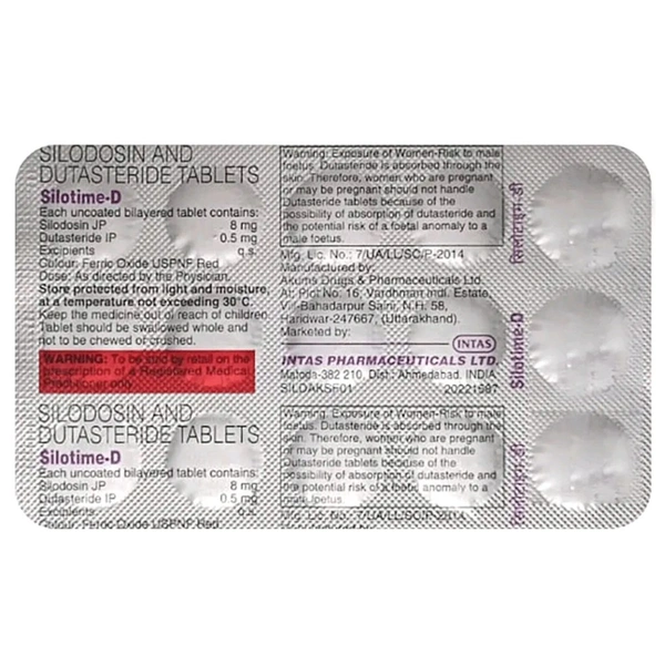 Silotime D Tablet - 1 Strip