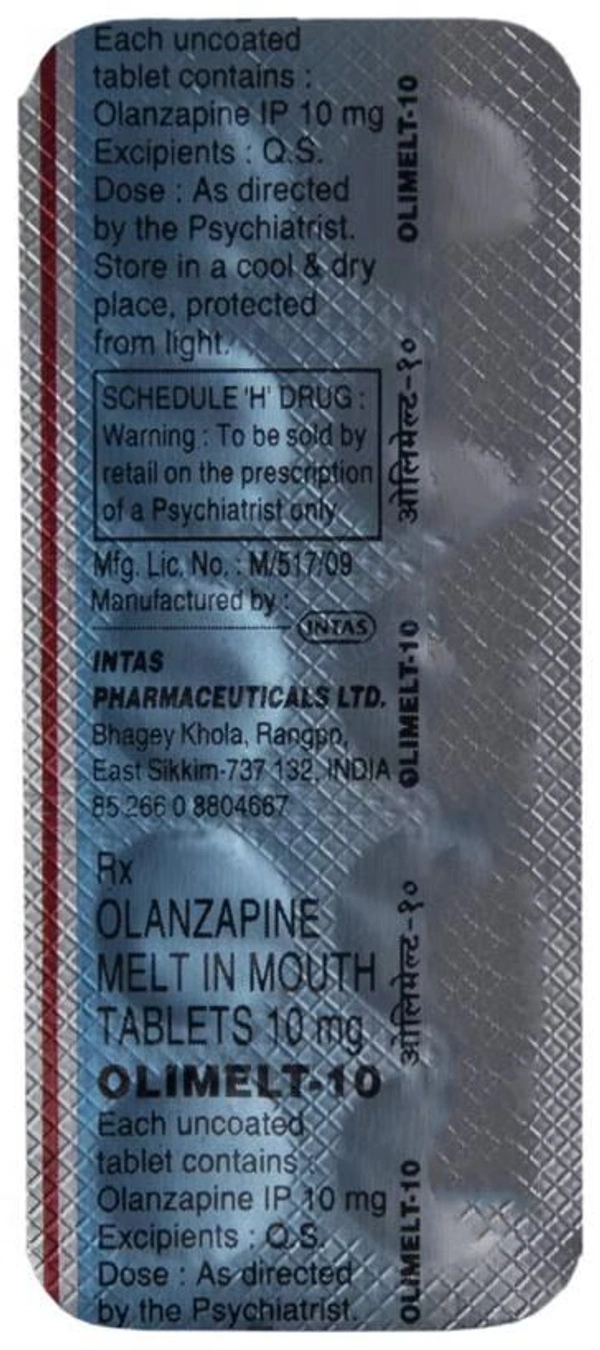 Olimelt 10 Tablet MD - 1 Strip