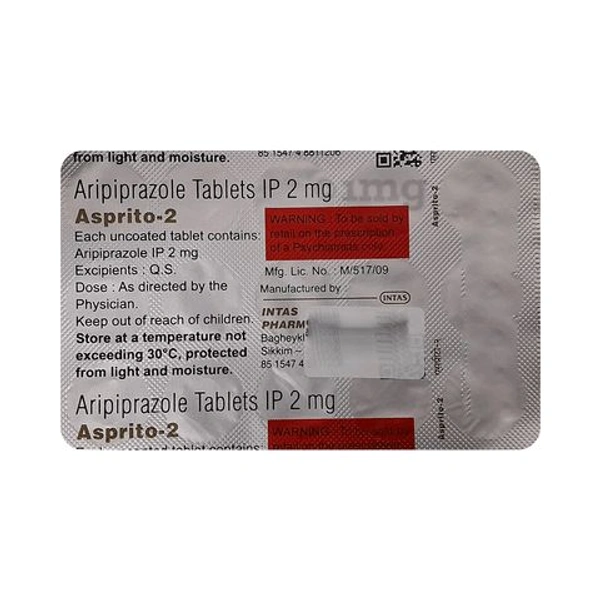 Asprito 2 Tablet - 1 Strip