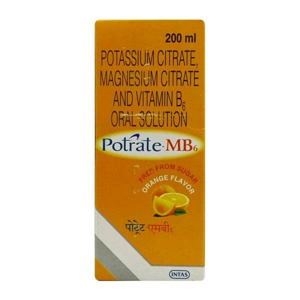 Potrate MB6 Oral Solution Orange - 1 Bottle