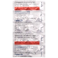T Glip 20 Tablet - 1 Strip