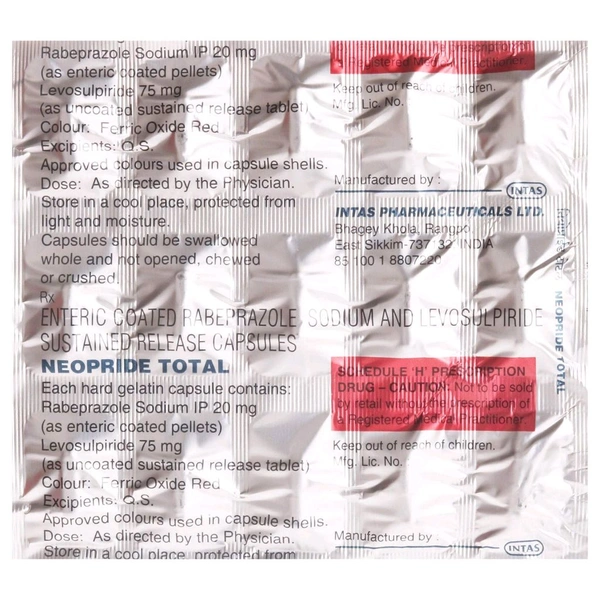 Neopride Total Capsule - 1 Strip