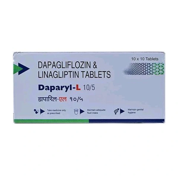 Daparyl L 10/5 Tablet - 1 Strip