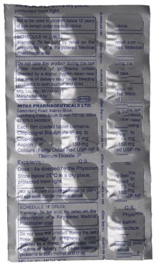 Clavix  AS 150 Tablet - 1 Strip