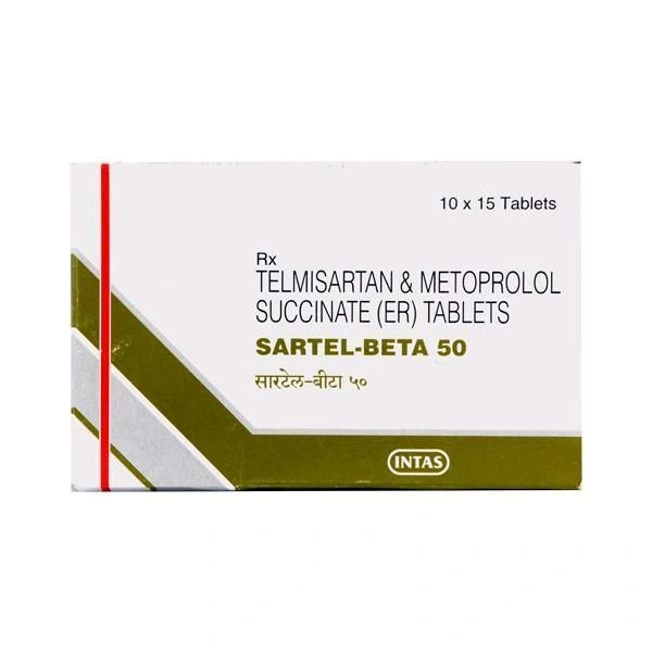 Sartel-Beta 50 Tablet  - 1 Strip