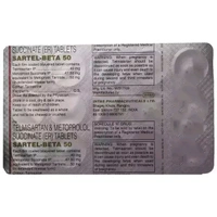 Sartel-Beta 50 Tablet  - 1 Strip