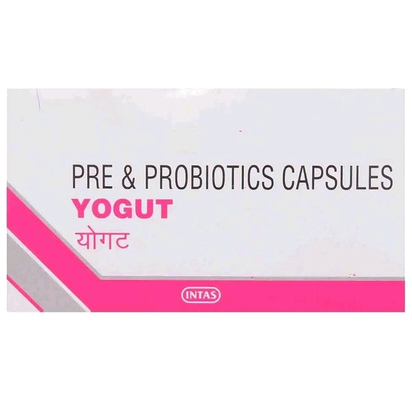 Yogut Capsule Pre & Probiotic Supplement  - 1 Strip