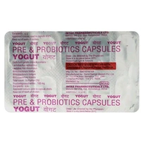 Yogut Capsule Pre & Probiotic Supplement  - 1 Strip