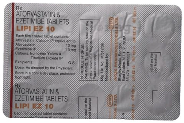 Lipi EZ 10 Tablet - 1 Strip