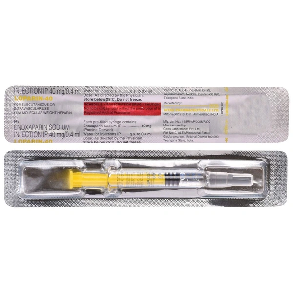 Loparin 40 Injection - 1 Piece