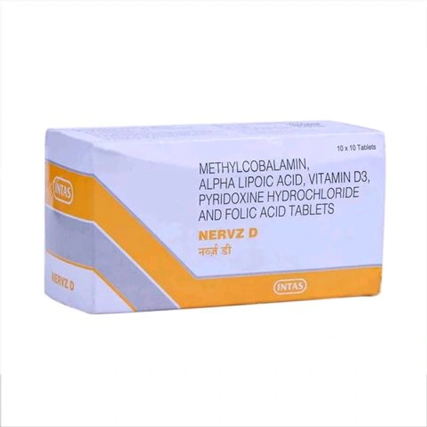 Nervz D Tablet - 1 Strip