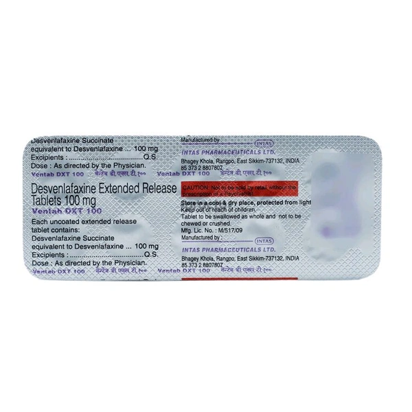 Ventab DXT 100 Tablet  - 1 Strip