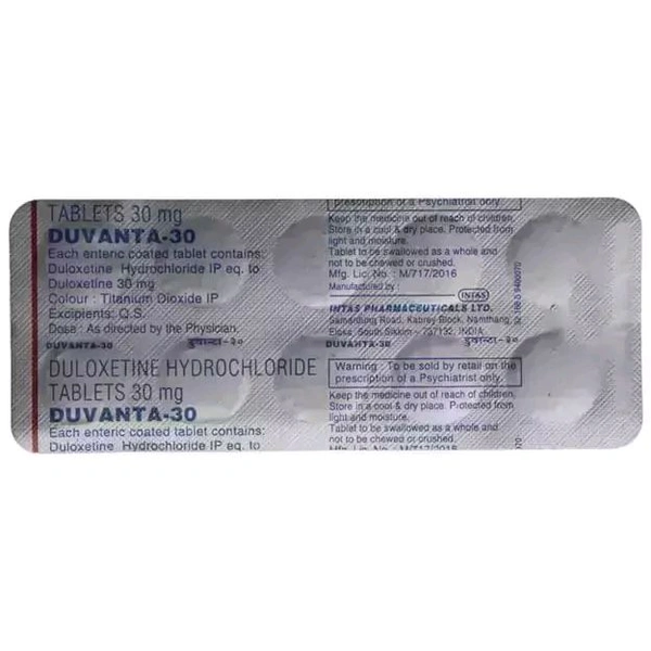 Duvanta 30 Tablet - 1 Strip