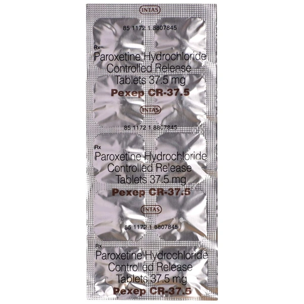 Pexep CR 37.5 Tablet - 1 Strip