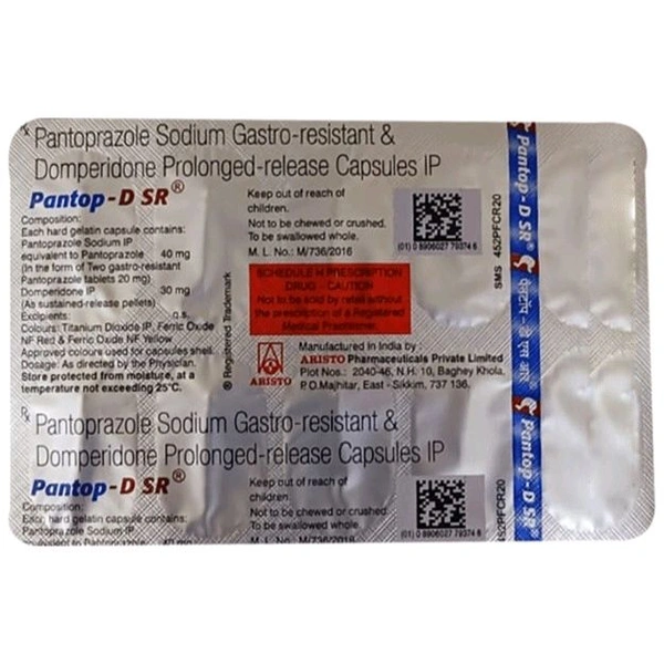Pantop-D SR Capsule - 1 Strip