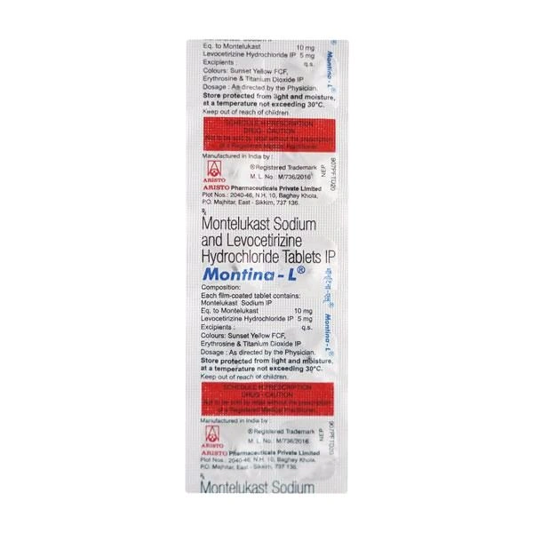 Montina L Tablet - 1 Strip