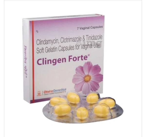 Clingen Forte Vaginal Capsule - 1 Strip