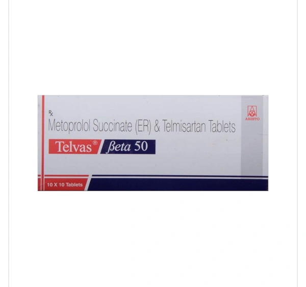 Telvas Beta 50 Tablet  - 1 Strip