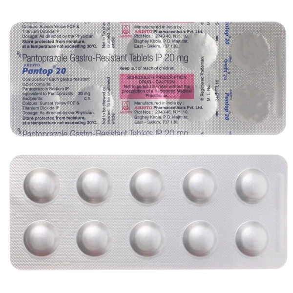 Pantop 20 Tablet - 1 Strip