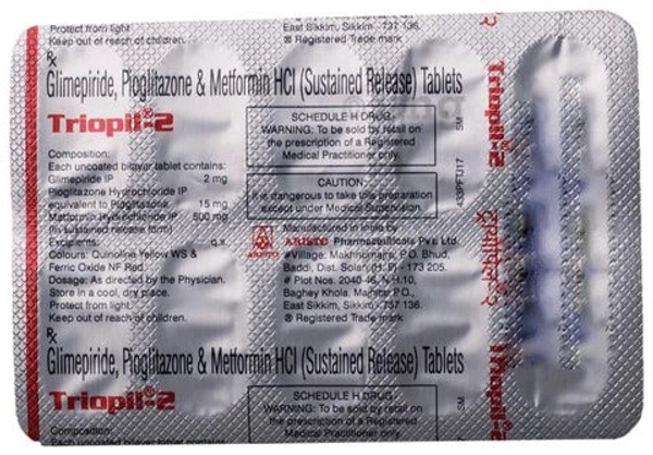 Triopil 2 Tablet - 1 Strip