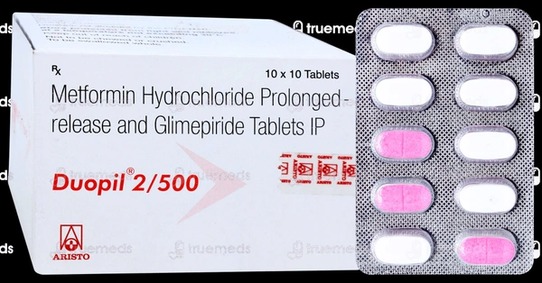 Duopil 2/500 Tablet - 1 Strip