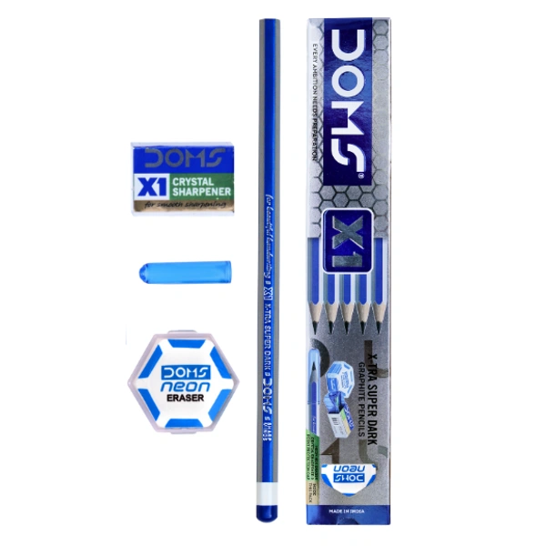 Doms X1 X-Tra Super Dark Pencil - Pack of 10