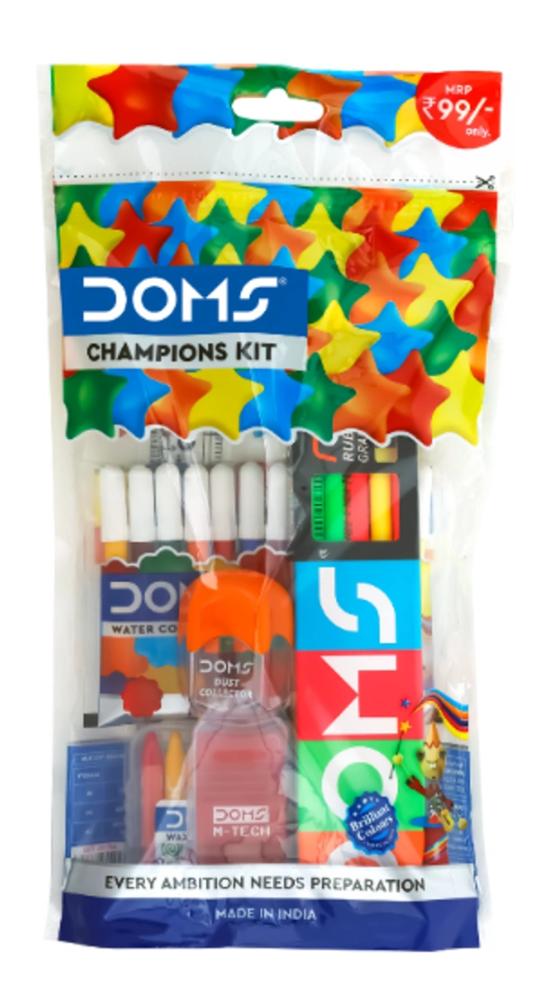 DOMS Champions Kit - Pack of 5 kit.