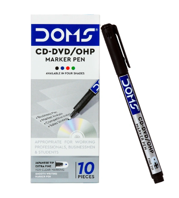 DOMS CD Marker Pen - Black