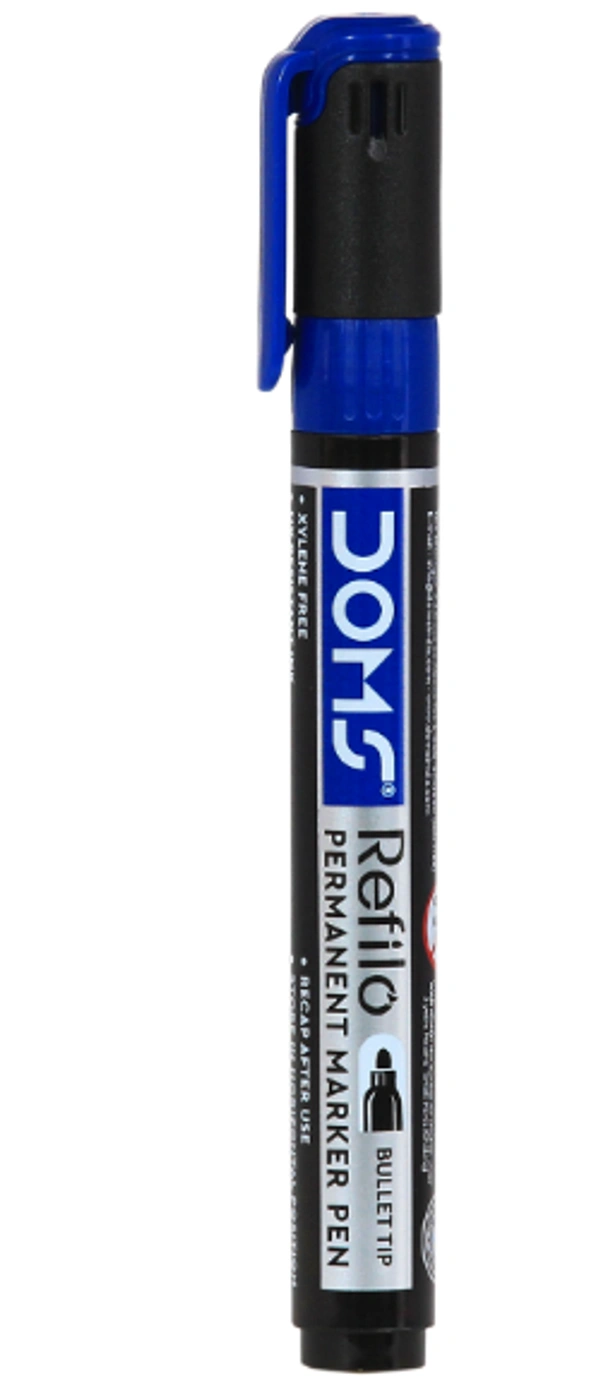 DOMS Refilo Permanent Marker - Blue