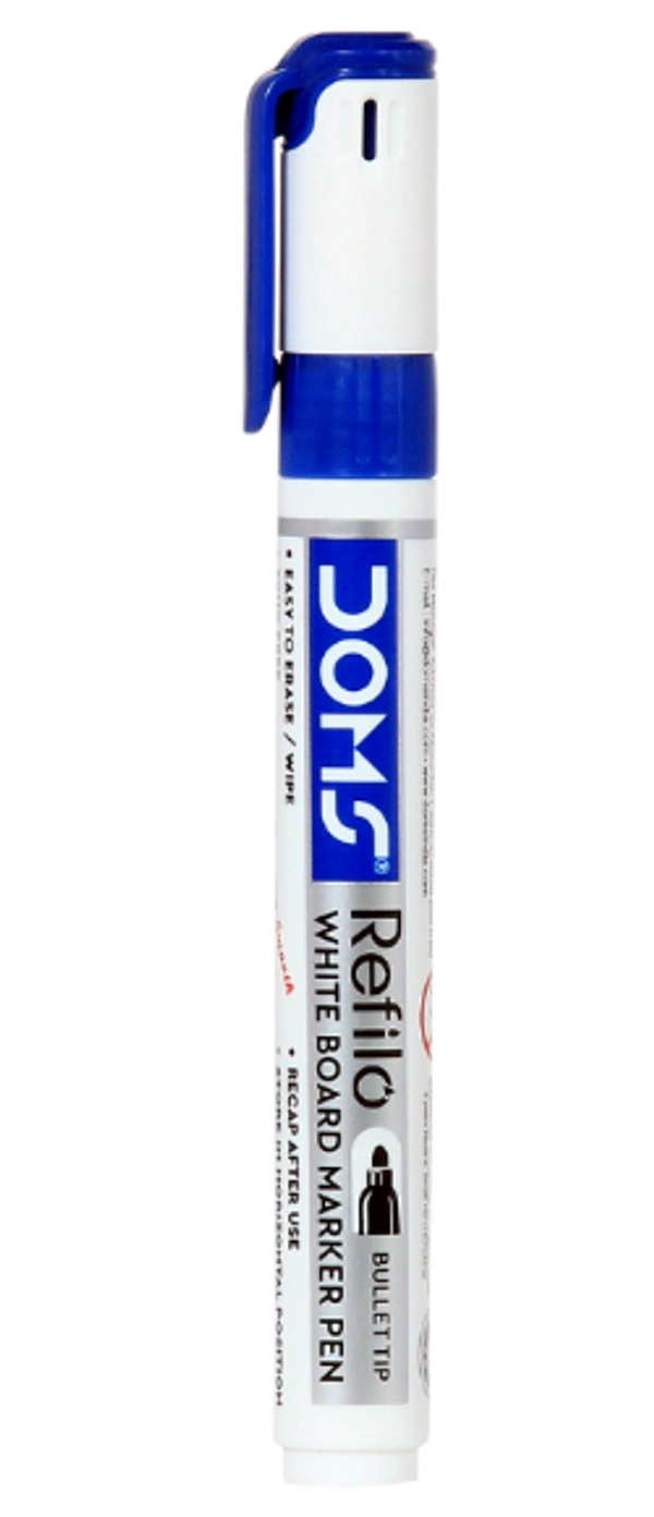 DOMS Refilo White Board Marker - Blue