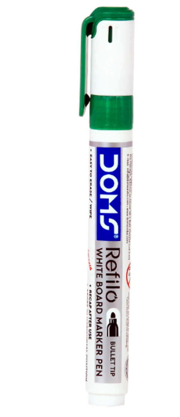 DOMS Refilo White Board Marker - Green