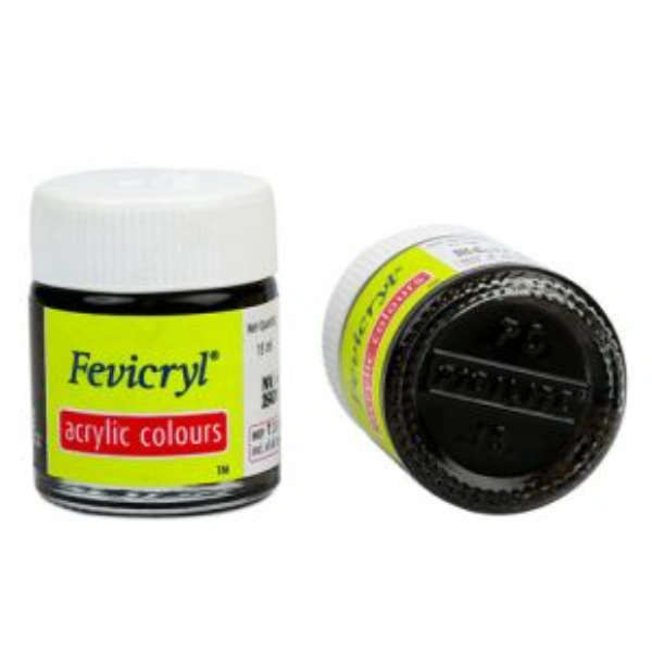 Pidilite Fevicryl Acrylic Colour 15Ml - Black