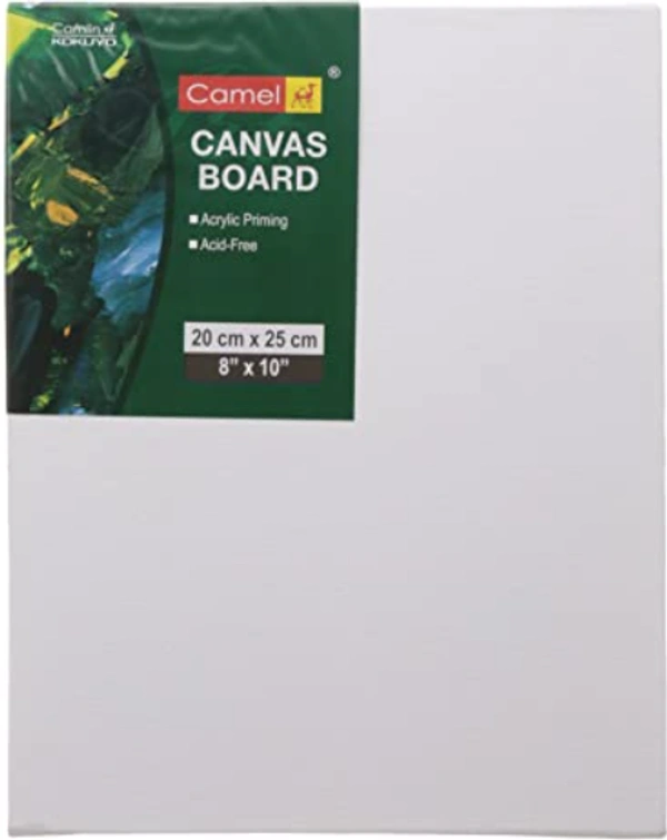 Camel Kokuyo Canvas Board - 20 X 25Cm (8*10 Inches)
