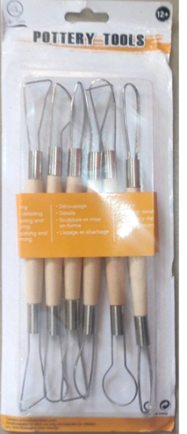 Pottery Tools 6 pic set