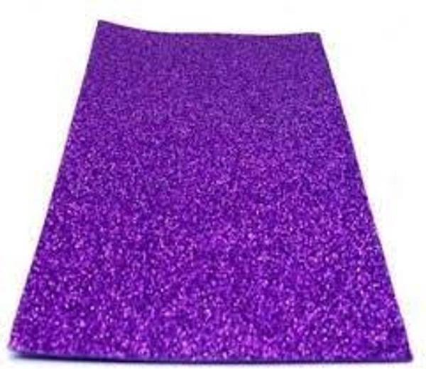 A4 Glitter Foam Sheet - Voilet
