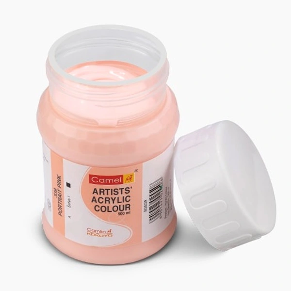 Camlin Artist Acrylic Colour 500 ml - 500 ml, Portrait Pink