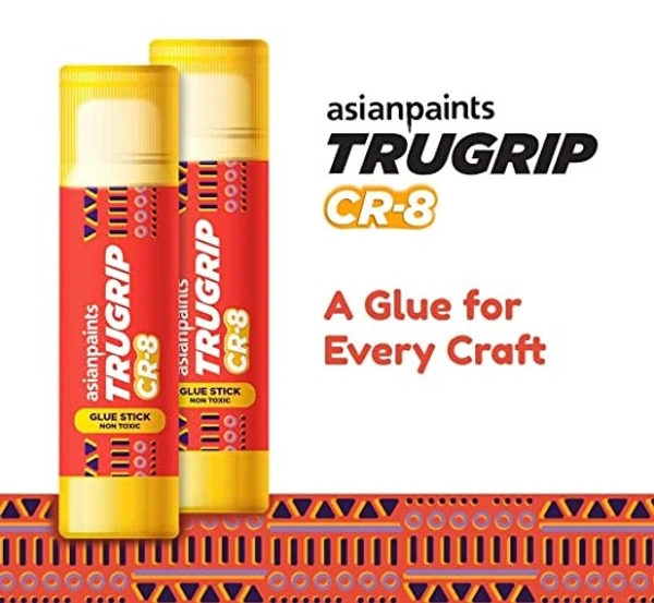 Asian Paint TruGrip CR-8 Non Toxic Glue Stick - 25gm.