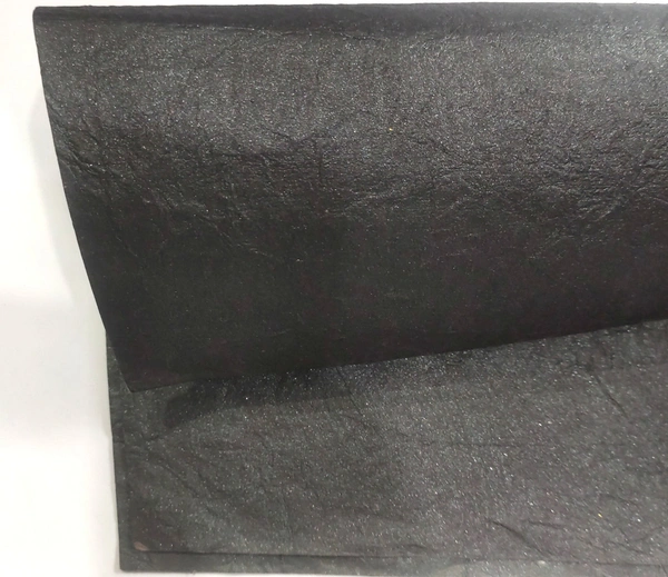 Wrinkled Handmade Paper - Black