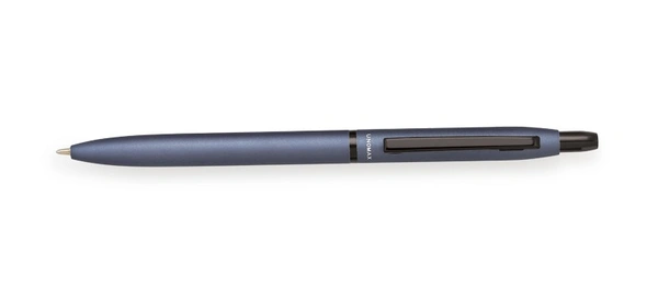 Unomax SLIMY Metal Ball Point Pens - blue, silver gray